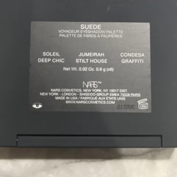 New Lot Of 3 Nars  Eyeshadow Palettes Voyageur Suede, Nectar, +  Hibiscus  New - Picture 6 of 6
